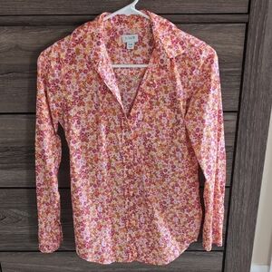 J.Crew Floral Button-Up Shirt
